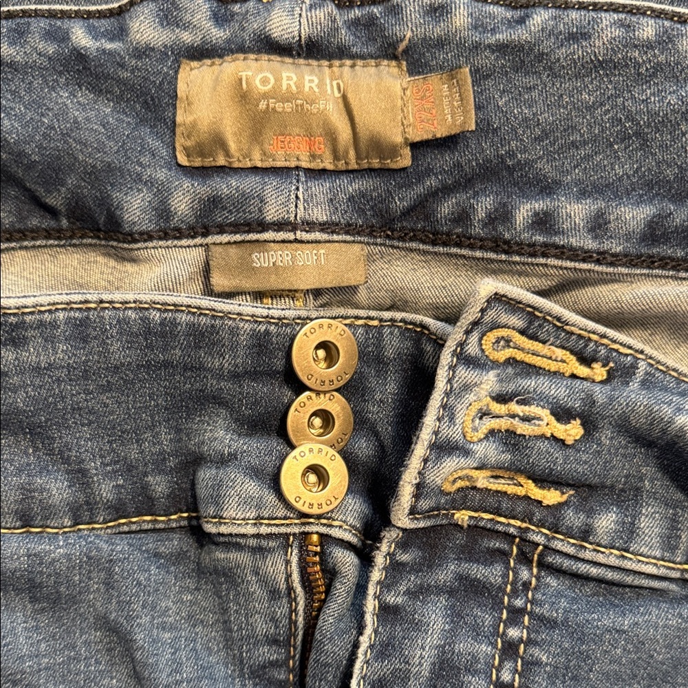 Torrid Blue Jeggings 22XS - Picture 4 of 6